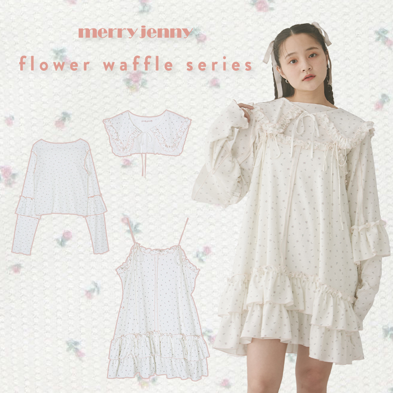 merry jenny flowerレースエプロン メリージェニー merry jenny flowerレースエプロン （オフ